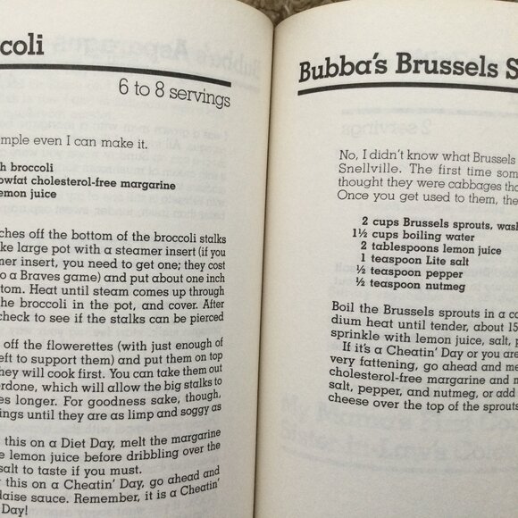 Southern Semi -LowCalorie Cookbook SIGNED Great Recipes: Fun Book/Men Don't Diet - Picture 12 of 13